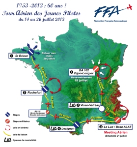 Plan du TAJP2013  Source : www.ffa-aero.fr/